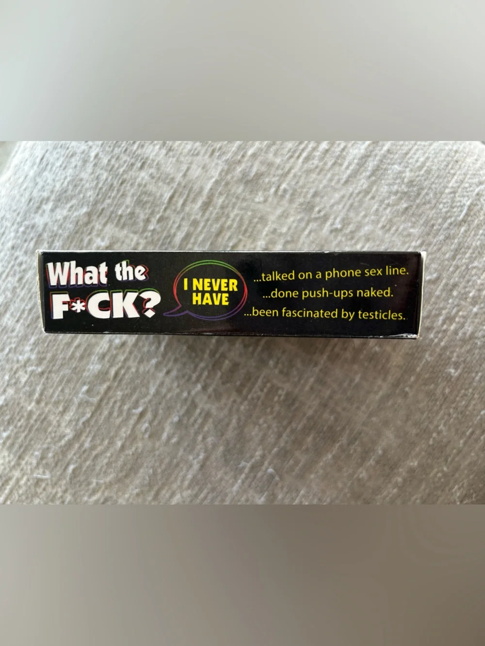 What the F*ck? I Never Have - Party Card Game (Black)